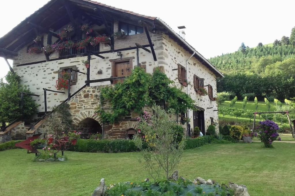 Caserio Vasco Con Piscina Y Barbacoa Orozko Экстерьер фото