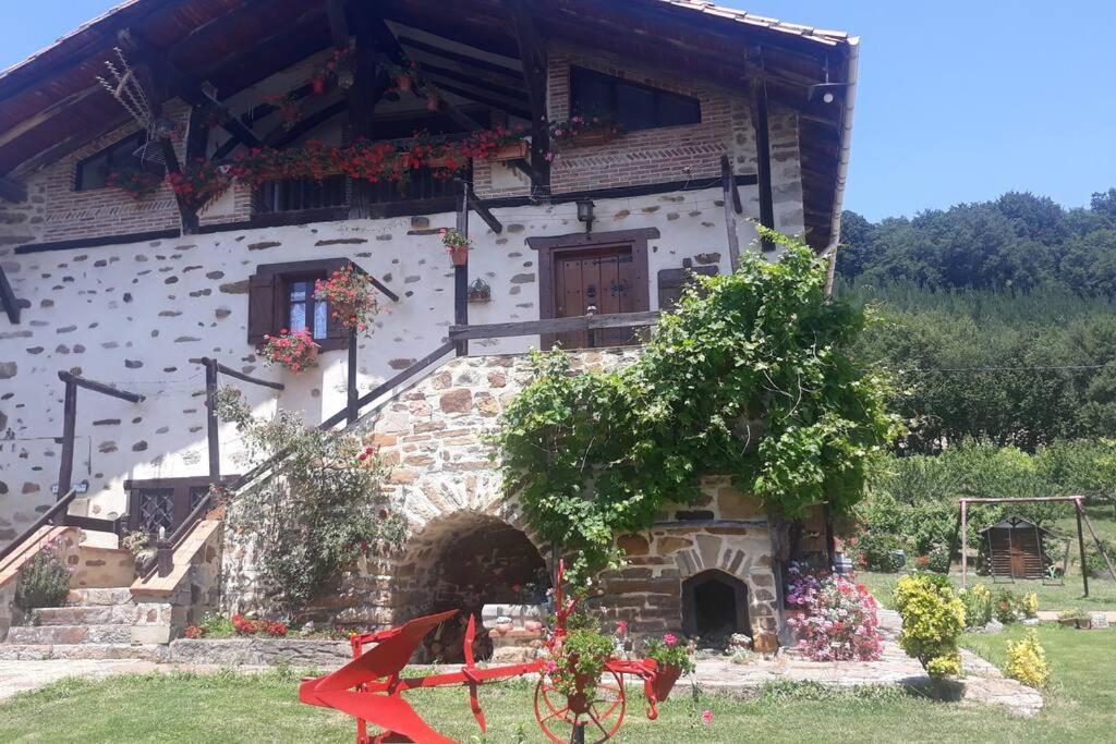 Caserio Vasco Con Piscina Y Barbacoa Orozko Экстерьер фото