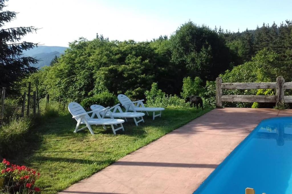 Caserio Vasco Con Piscina Y Barbacoa Orozko Экстерьер фото