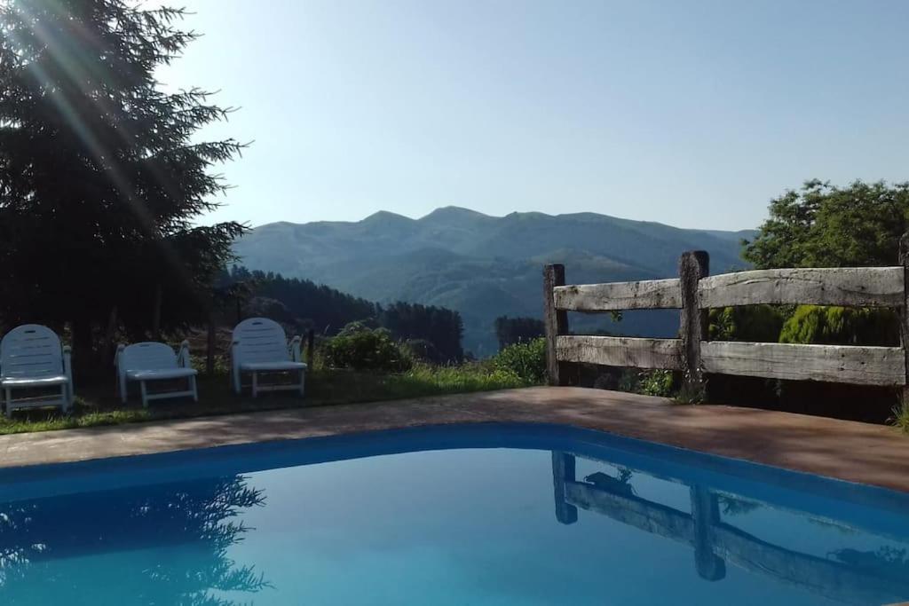 Caserio Vasco Con Piscina Y Barbacoa Orozko Экстерьер фото